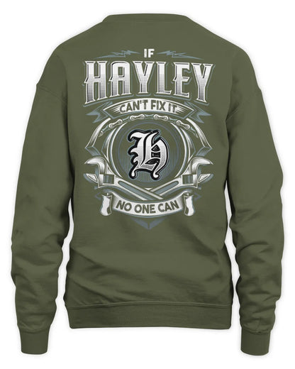 HAYLEY AP81-K4-626 - Personalized Ahmed Quote Apparel “If Ahmed Can't Fix It, No One Can” - Unisex Sweatshirt - Military Green