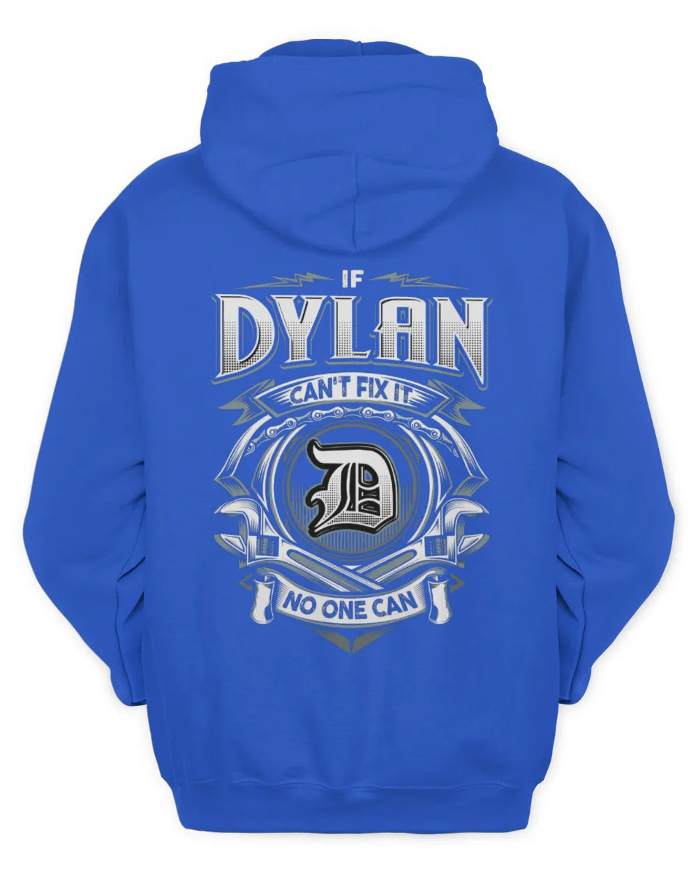 DYLAN AP81-K4-626 - Personalized Ahmed Quote Apparel “If Ahmed Can't Fix It, No One Can” - Unisex Hoodie - Royal