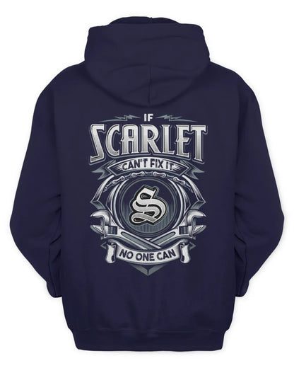SCARLET AP81-K4-626 - Personalized Ahmed Quote Apparel “If Ahmed Can't Fix It, No One Can” - Unisex Hoodie - Navy