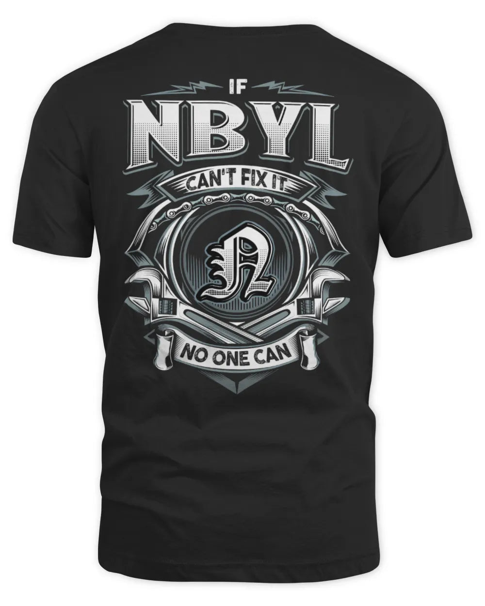 NBYL AP81-K4-626 - Personalized Ahmed Quote Apparel “If Ahmed Can't Fix It, No One Can” - Unisex Standard T-Shirt - Black