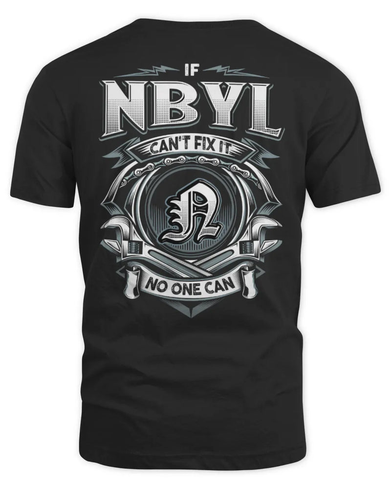 NBYL AP81-K4-626 - Personalized Ahmed Quote Apparel “If Ahmed Can't Fix It, No One Can” - Unisex Standard T-Shirt - Black