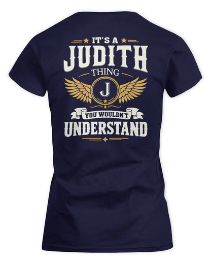 JUDITH KT06-M008 It’s a [NAME] Thing – You Wouldn’t Understand | Personalized Vintage T-Shirt - Women's Standard T-Shirt - Navy