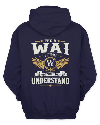 WAI KT06-M008 It’s a [NAME] Thing – You Wouldn’t Understand | Personalized Vintage T-Shirt - Unisex Hoodie - Navy