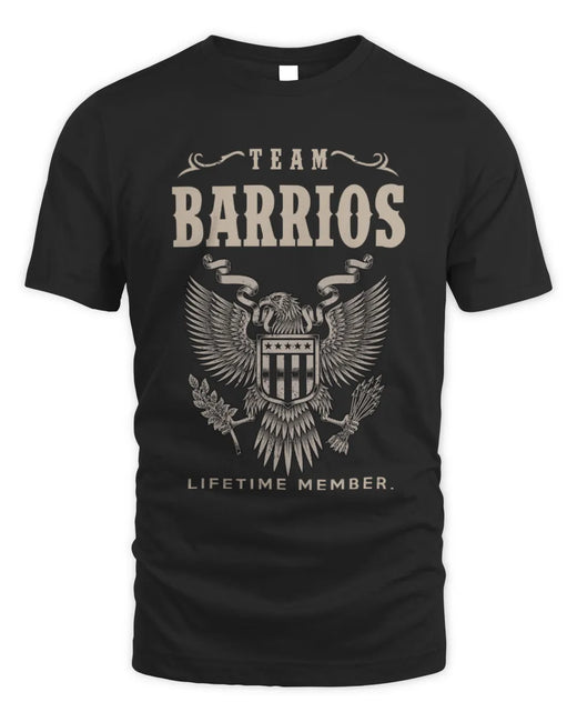 BARRIOS TP06-K82 – Personalized Classic Style Apparel “Team NAME Lifetime Member”
