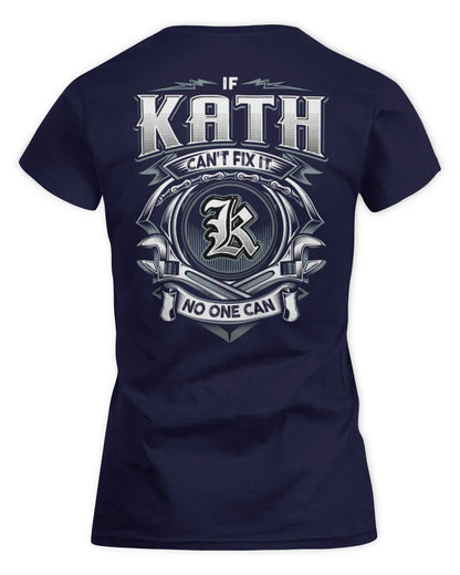 KATH AP81-K4-626 - Personalized Ahmed Quote Apparel “If Ahmed Can't Fix It, No One Can” - Women's Standard T-Shirt - Navy