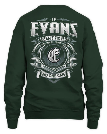 EVANS AP81-K4-626 - Personalized Ahmed Quote Apparel “If Ahmed Can't Fix It, No One Can” - Unisex Sweatshirt - Forest Green