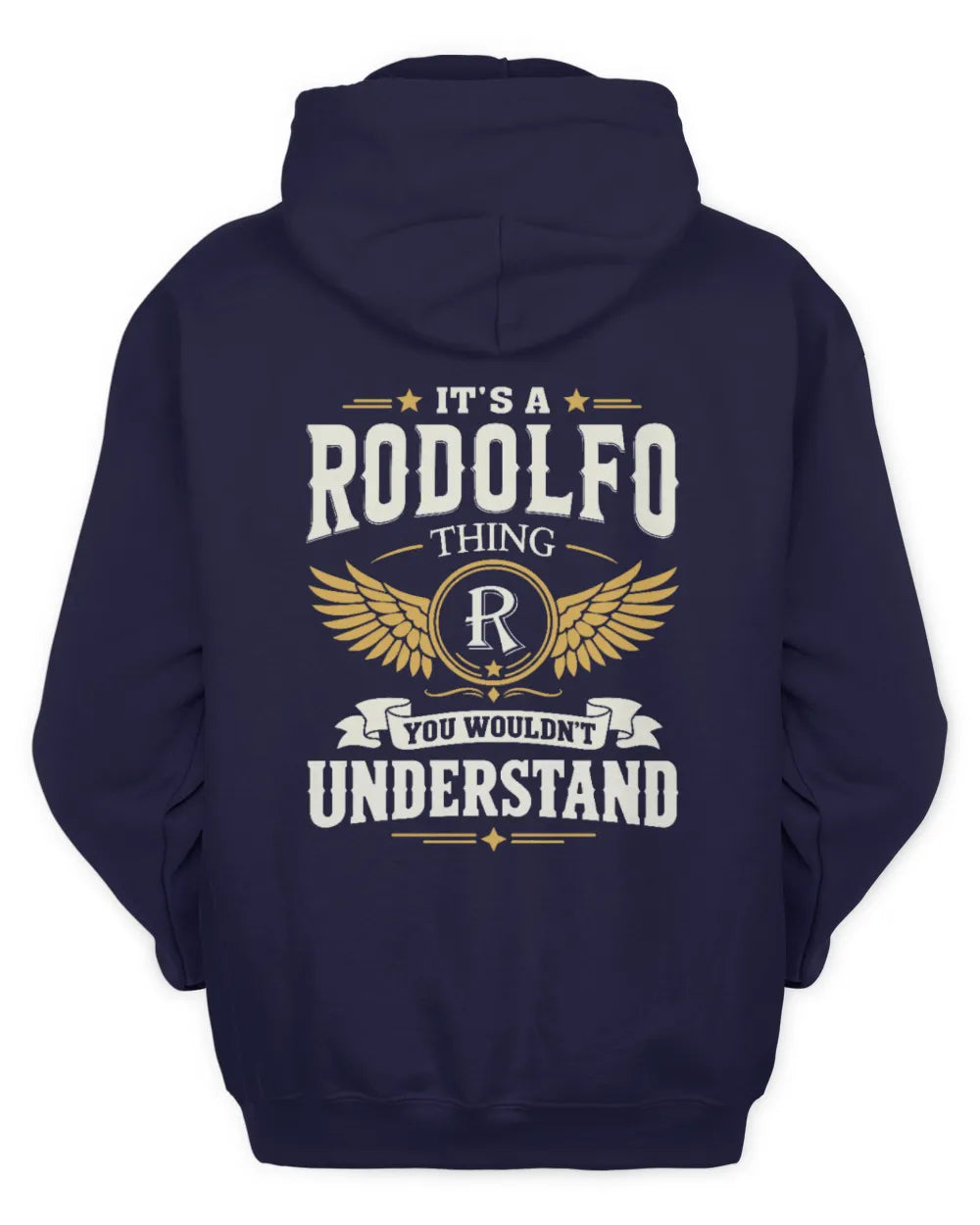 RODOLFO KT06-M008 It’s a [NAME] Thing – You Wouldn’t Understand | Personalized Vintage T-Shirt - Unisex Hoodie - Navy