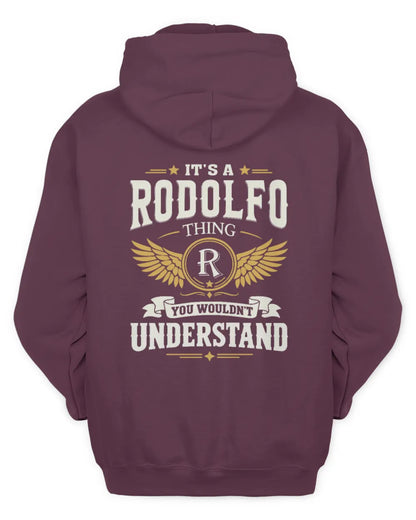 RODOLFO KT06-M008 It’s a [NAME] Thing – You Wouldn’t Understand | Personalized Vintage T-Shirt - Unisex Hoodie - Maroon