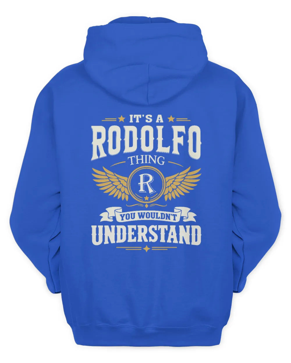 RODOLFO KT06-M008 It’s a [NAME] Thing – You Wouldn’t Understand | Personalized Vintage T-Shirt - Unisex Hoodie - Royal