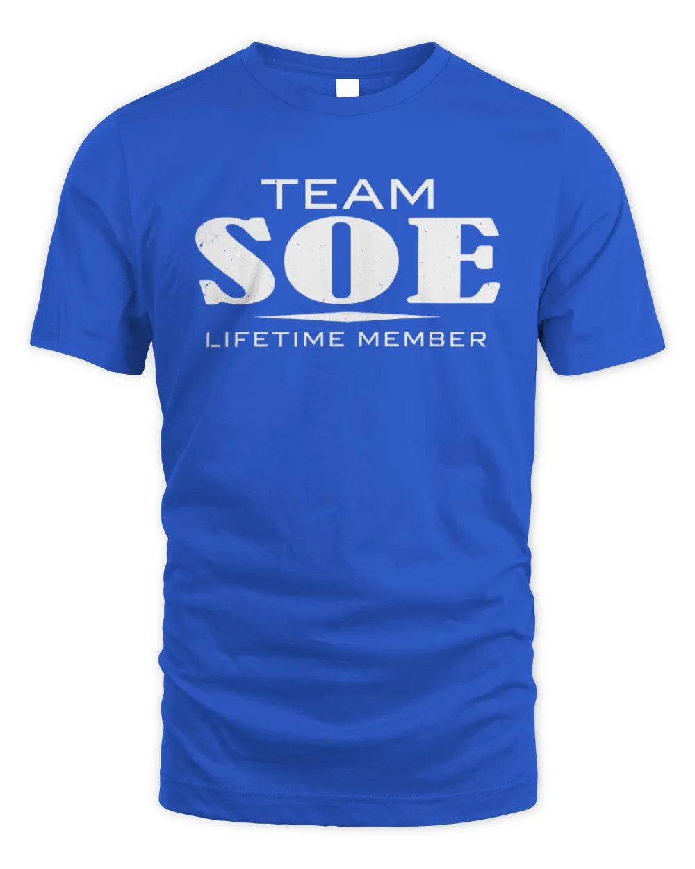 SOE BL62-K4-128 - Personalized “Team NAME Lifetime Member” - Unisex Standard T-Shirt - Royal