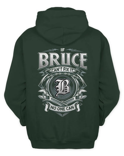 BRUCE AP81-K4-626 - Personalized Ahmed Quote Apparel “If Ahmed Can't Fix It, No One Can” - Unisex Hoodie - Forest Green