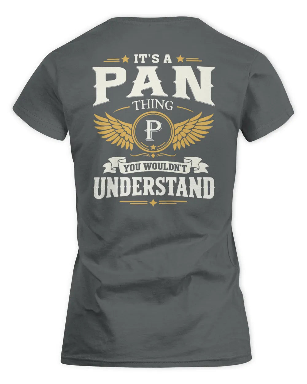 PAN KT06-M008 It’s a [NAME] Thing – You Wouldn’t Understand | Personalized Vintage T-Shirt - Women's Standard T-Shirt - Charcoal