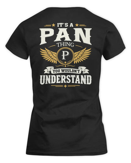 PAN KT06-M008 It’s a [NAME] Thing – You Wouldn’t Understand | Personalized Vintage T-Shirt - Women's Standard T-Shirt - Black