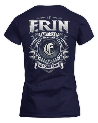 ERIN AP81-K4-626 - Personalized Ahmed Quote Apparel “If Ahmed Can't Fix It, No One Can” - Women's Standard T-Shirt - Navy