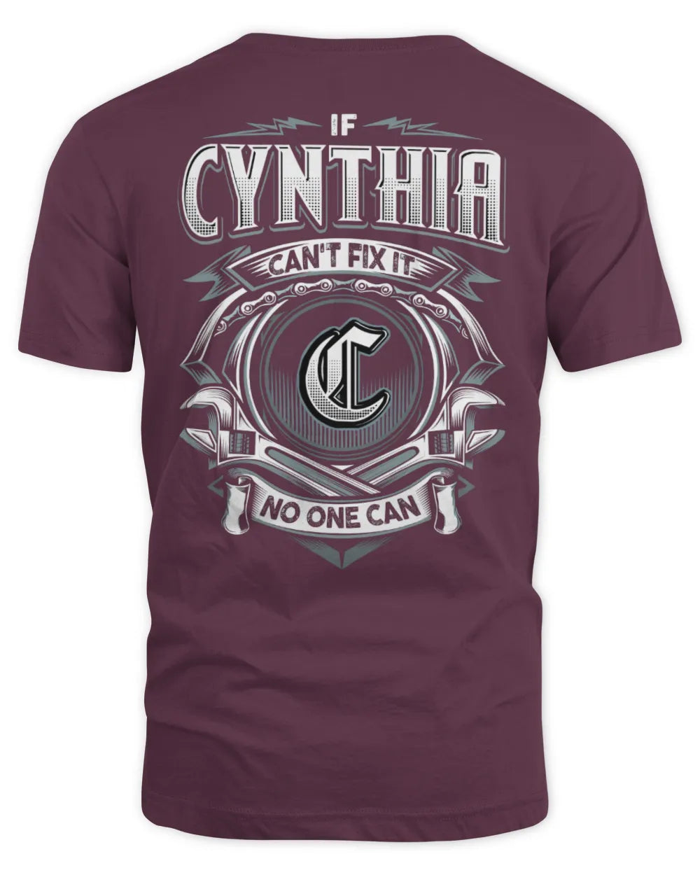 CYNTHIA AP81-K4-626 - Personalized Ahmed Quote Apparel “If Ahmed Can't Fix It, No One Can” - Unisex Standard T-Shirt - Maroon