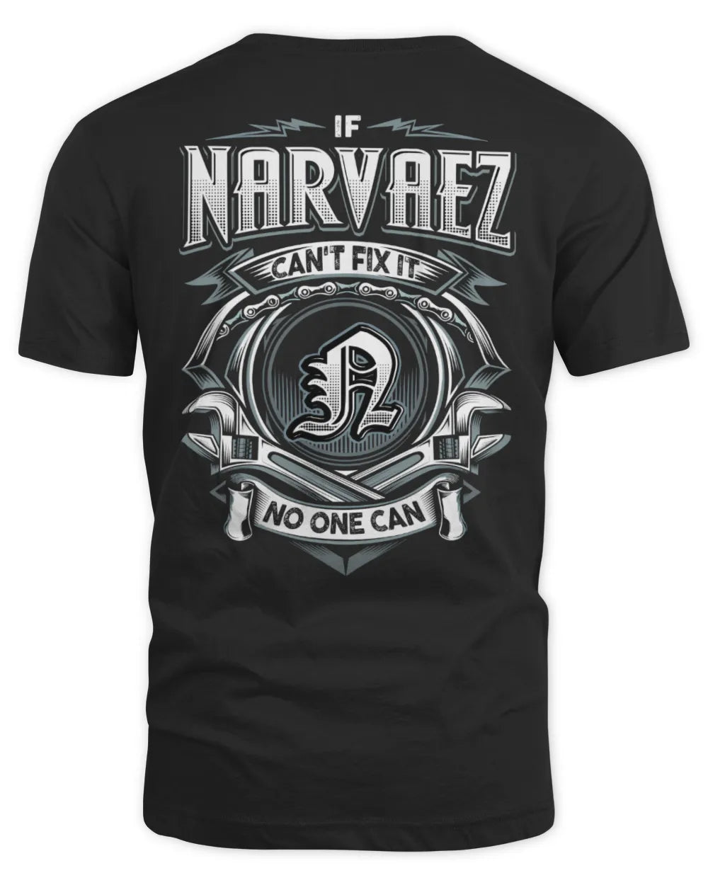 NARVAEZ AP81-K4-626 - Personalized Ahmed Quote Apparel “If Ahmed Can't Fix It, No One Can” - Unisex Standard T-Shirt - Black