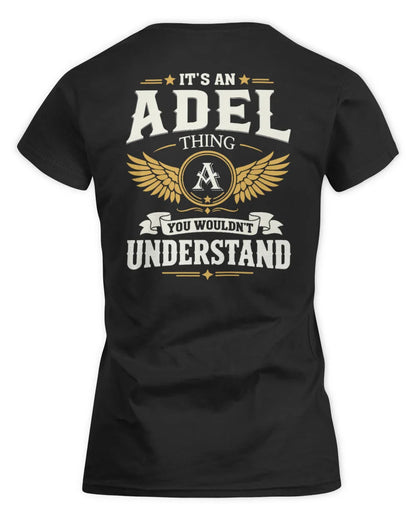 ADEL KT06-M008 It’s a [NAME] Thing – You Wouldn’t Understand | Personalized Vintage T-Shirt - Women's Standard T-Shirt - Black