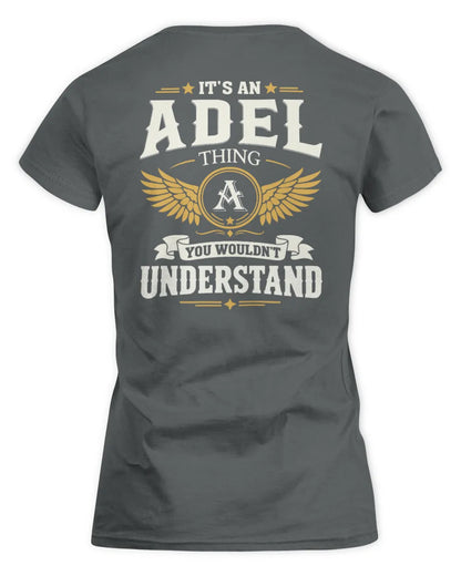 ADEL KT06-M008 It’s a [NAME] Thing – You Wouldn’t Understand | Personalized Vintage T-Shirt - Women's Standard T-Shirt - Charcoal