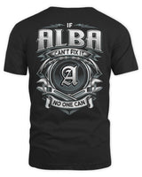 ALBA AP81-K4-626 - Personalized Ahmed Quote Apparel “If Ahmed Can't Fix It, No One Can” - Unisex Standard T-Shirt - Black