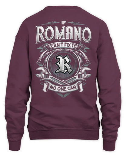 ROMANO AP81-K4-626 - Personalized Ahmed Quote Apparel “If Ahmed Can't Fix It, No One Can” - Unisex Sweatshirt - Maroon