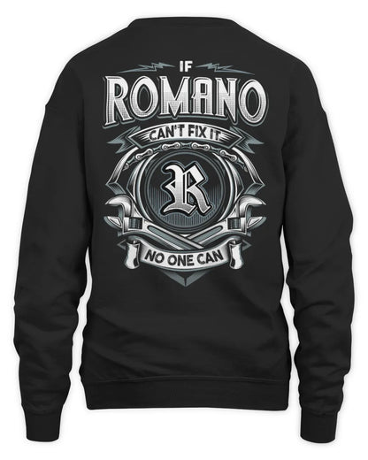 ROMANO AP81-K4-626 - Personalized Ahmed Quote Apparel “If Ahmed Can't Fix It, No One Can” - Unisex Sweatshirt - Black