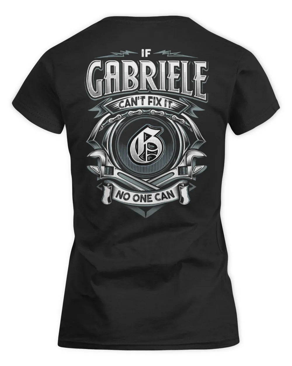 GABRIELE AP81-K4-626 - Personalized Ahmed Quote Apparel “If Ahmed Can't Fix It, No One Can” - Women's Standard T-Shirt - Black