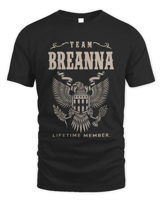 BREANNA TP06-K82 – Personalized Classic Style Apparel “Team NAME Lifetime Member”