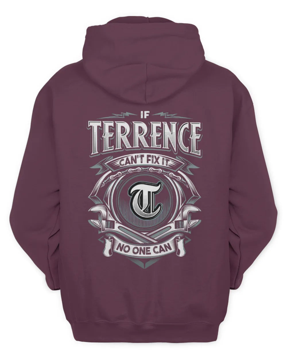 TERRENCE AP81-K4-626 - Personalized Ahmed Quote Apparel “If Ahmed Can't Fix It, No One Can” - Unisex Hoodie - Maroon