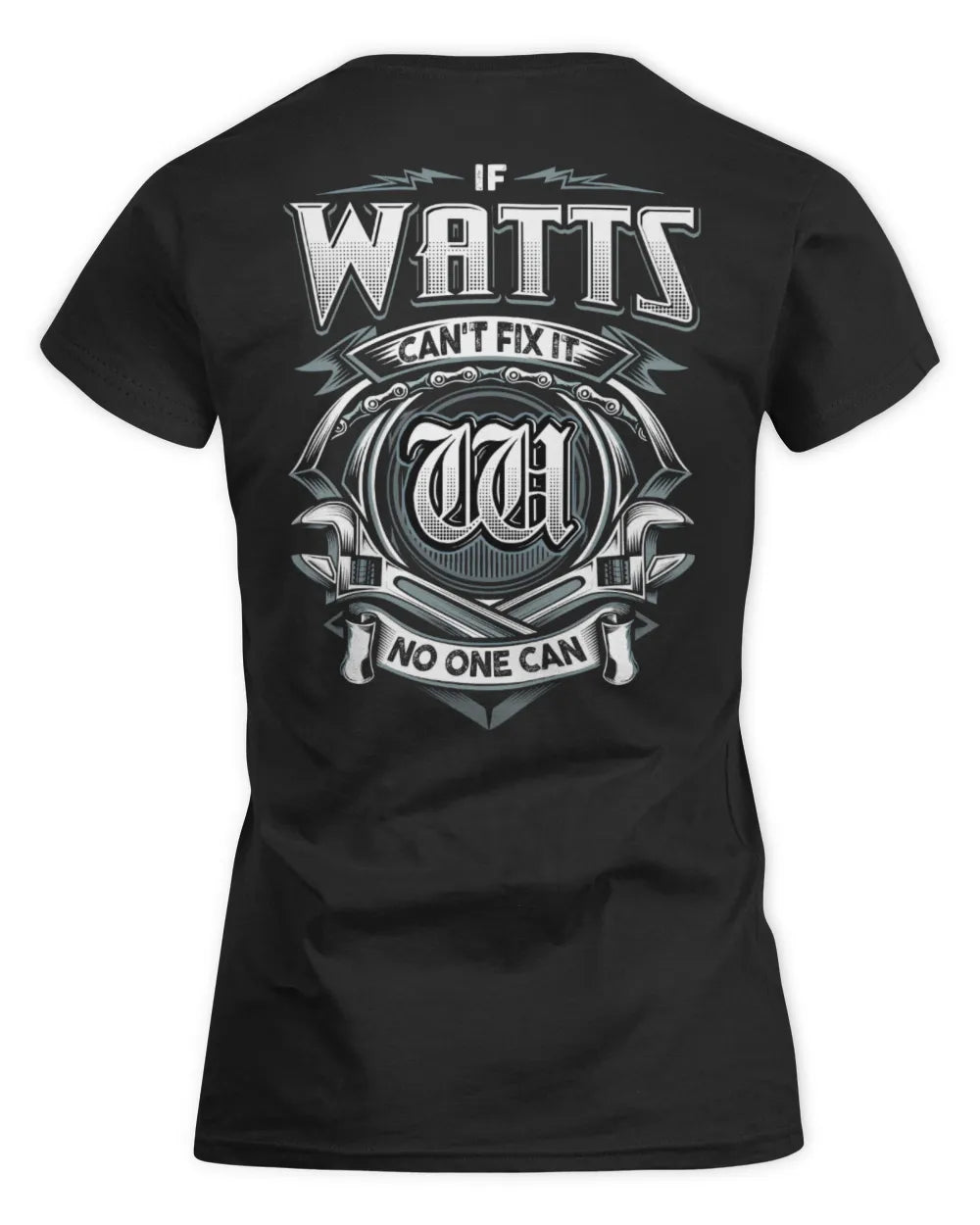 WATTS AP81-K4-626 - Personalized Ahmed Quote Apparel “If Ahmed Can't Fix It, No One Can” - Women's Standard T-Shirt - Black