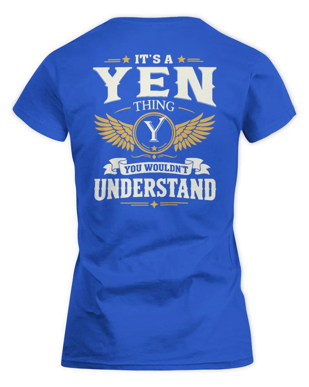 YEN KT06-M008 It’s a [NAME] Thing – You Wouldn’t Understand | Personalized Vintage T-Shirt - Women's Standard T-Shirt - Royal