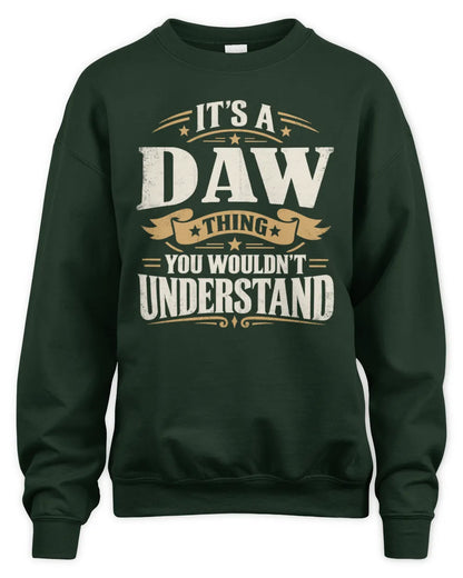 DAW P08 TH51 - Personalized “It’s a/an [NAME] Thing – You Wouldn’t Understand” Shirt - Unisex Sweatshirt - Forest Green