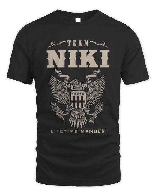 NIKI TP06-K82 – Personalized Classic Style Apparel “Team NAME Lifetime Member”