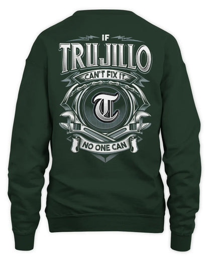 TRUJILLO AP81-K4-626 - Personalized Ahmed Quote Apparel “If Ahmed Can't Fix It, No One Can” - Unisex Sweatshirt - Forest Green