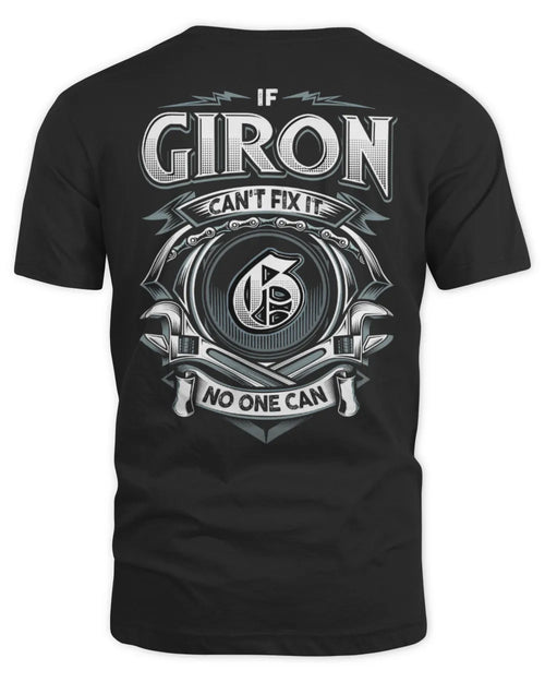 GIRON AP81-K4-626 - Personalized Ahmed Quote Apparel “If Ahmed Can't Fix It, No One Can” - Unisex Standard T-Shirt - Black