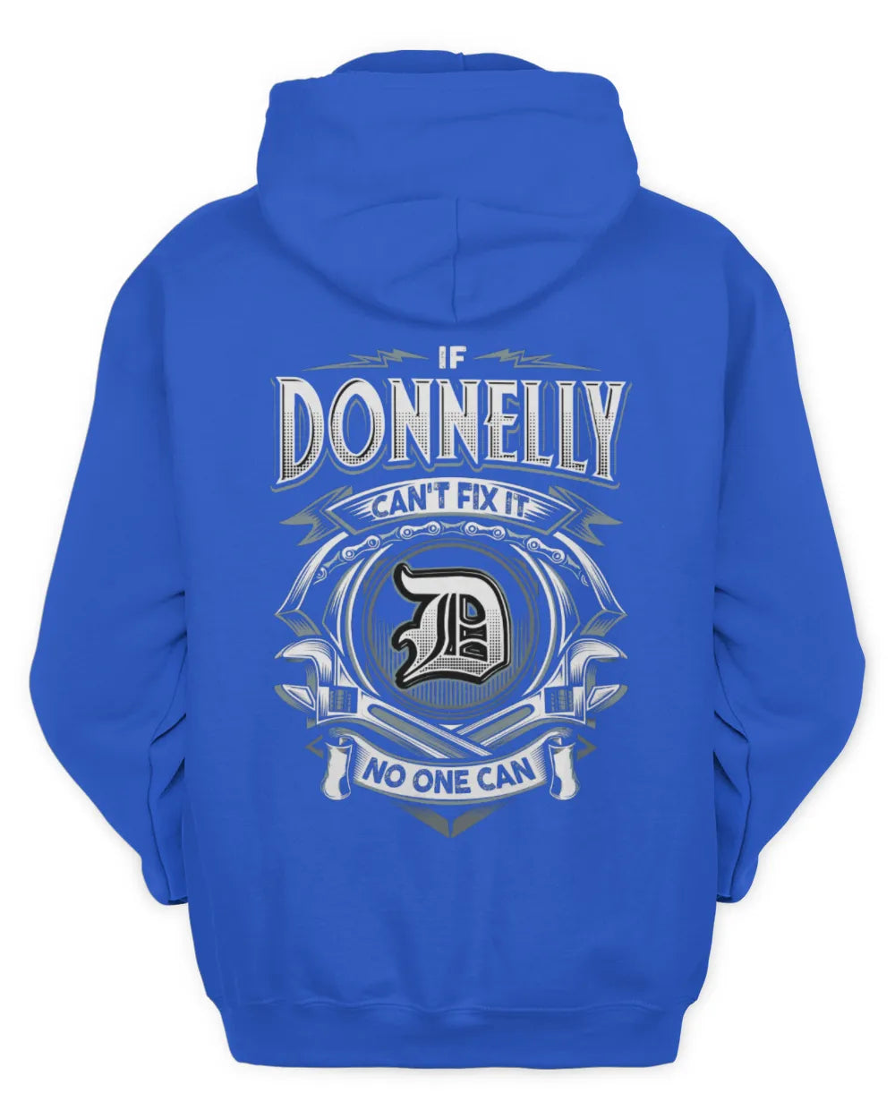 DONNELLY AP81-K4-626 - Personalized Ahmed Quote Apparel “If Ahmed Can't Fix It, No One Can” - Unisex Hoodie - Royal