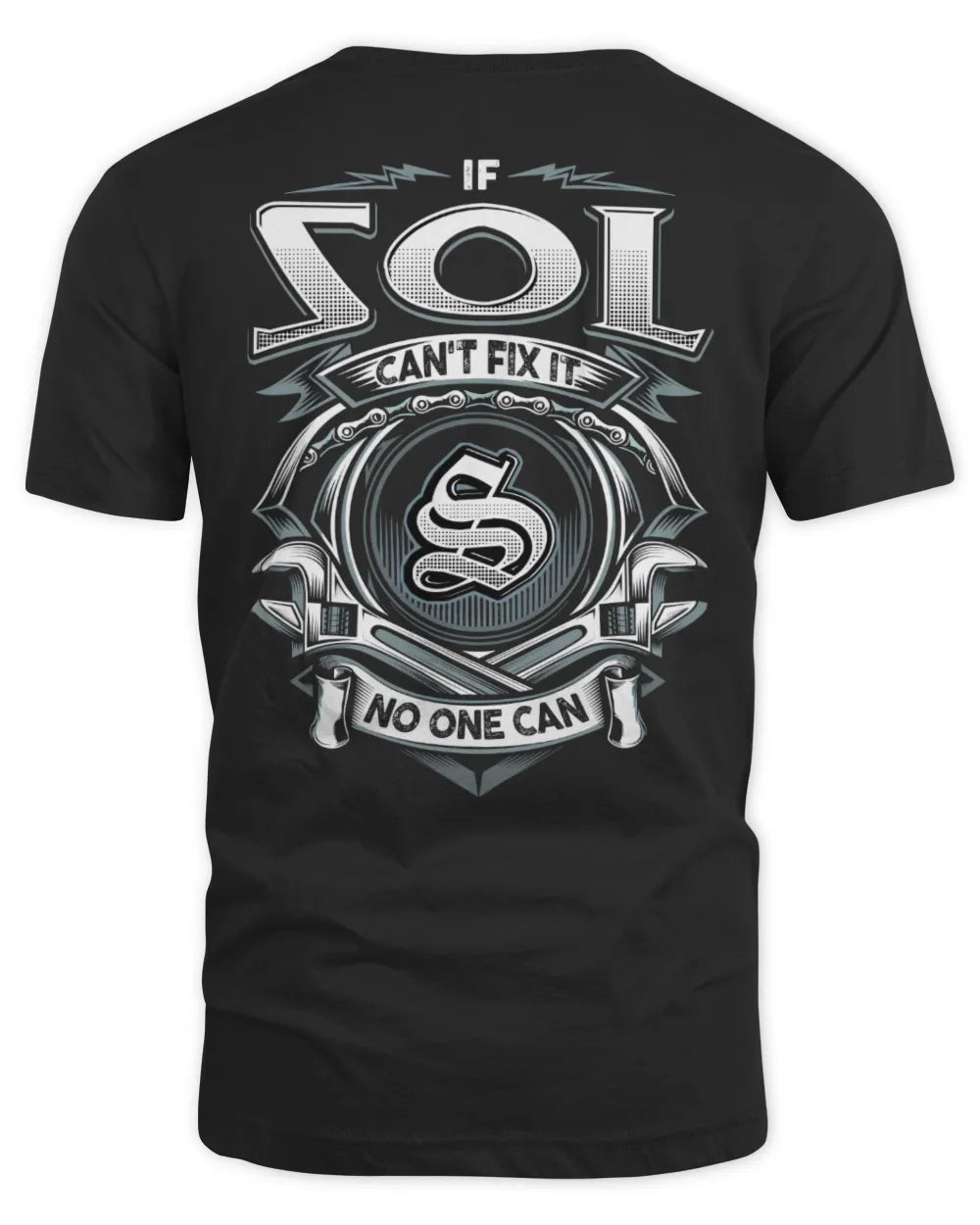SOL AP81-K4-626 - Personalized Ahmed Quote Apparel “If Ahmed Can't Fix It, No One Can”