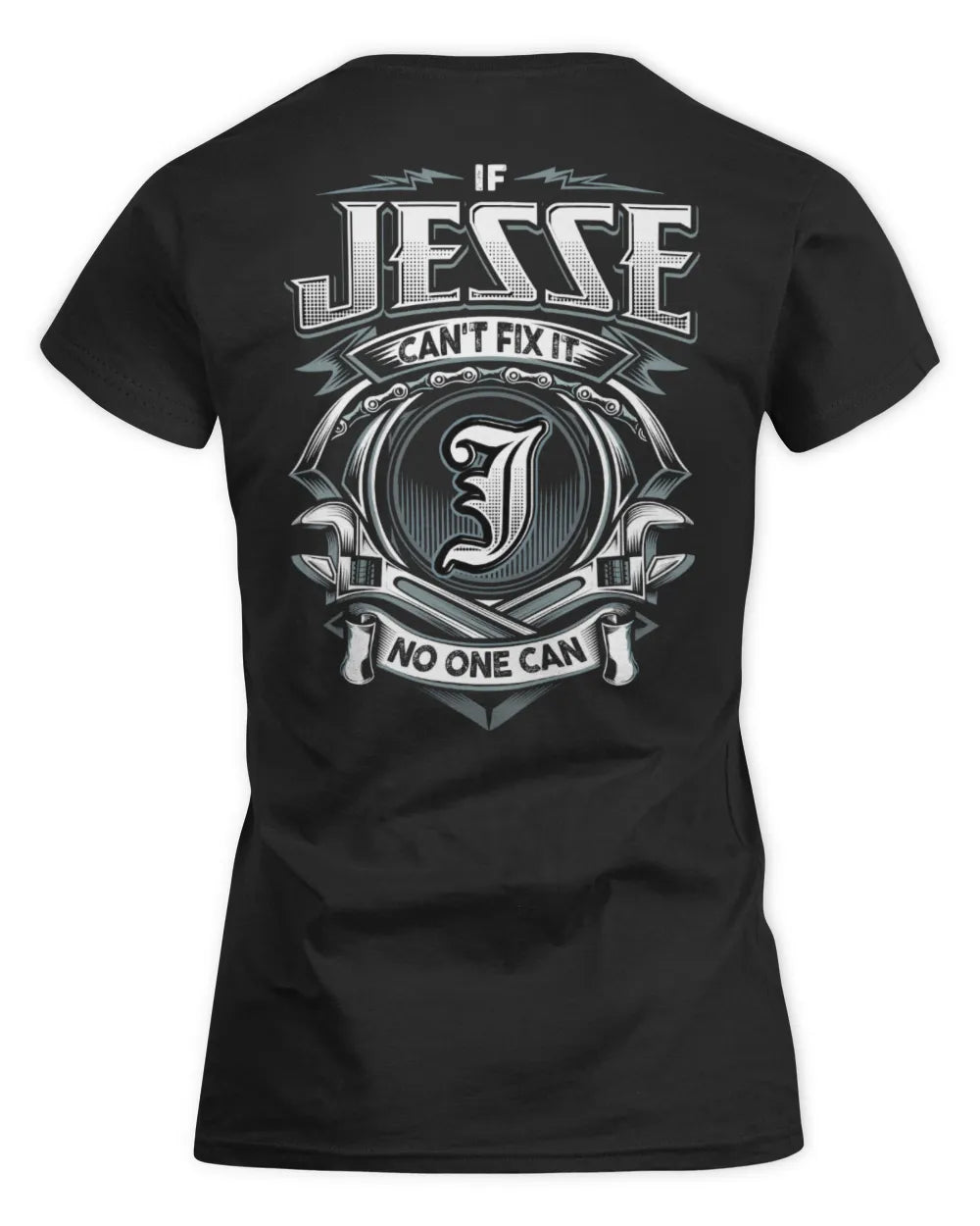 JESSE AP81-K4-626 - Personalized Ahmed Quote Apparel “If Ahmed Can't Fix It, No One Can” - Women's Standard T-Shirt - Black