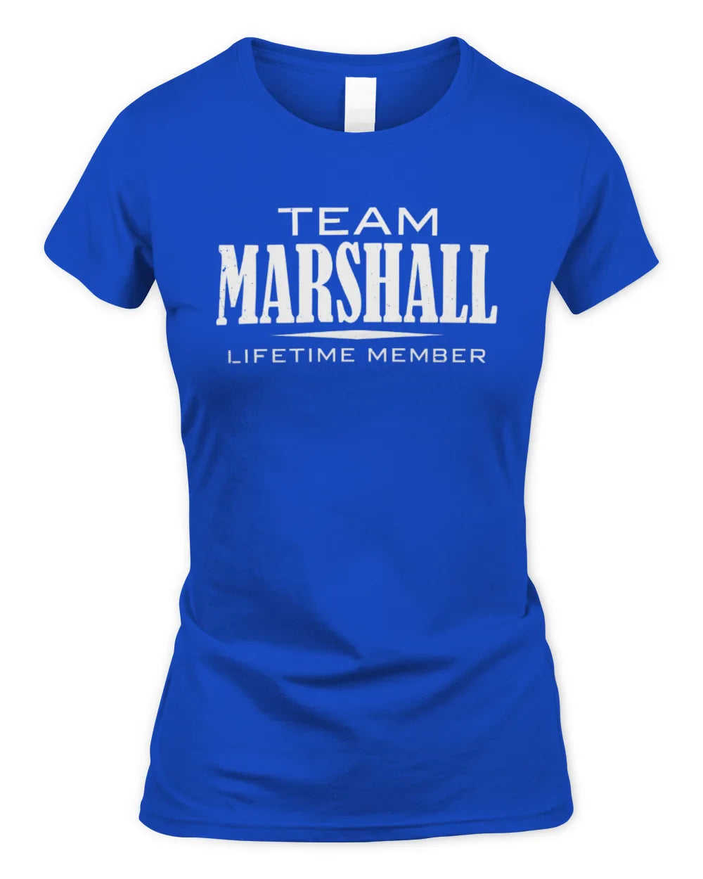 MARSHALL BL62-K4-128 - Personalized “Team NAME Lifetime Member” - Women's Standard T-Shirt - Royal