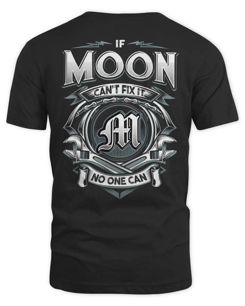 MOON AP81-K4-626 - Personalized Ahmed Quote Apparel “If Ahmed Can't Fix It, No One Can” - Unisex Standard T-Shirt - Black