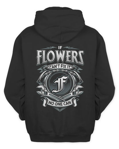 FLOWERS AP81-K4-626 - Personalized Ahmed Quote Apparel “If Ahmed Can't Fix It, No One Can” - Unisex Hoodie - Black