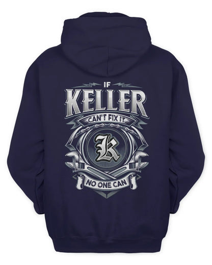 KELLER AP81-K4-626 - Personalized Ahmed Quote Apparel “If Ahmed Can't Fix It, No One Can” - Unisex Hoodie - Navy