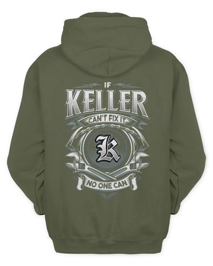 KELLER AP81-K4-626 - Personalized Ahmed Quote Apparel “If Ahmed Can't Fix It, No One Can” - Unisex Hoodie - Military Green