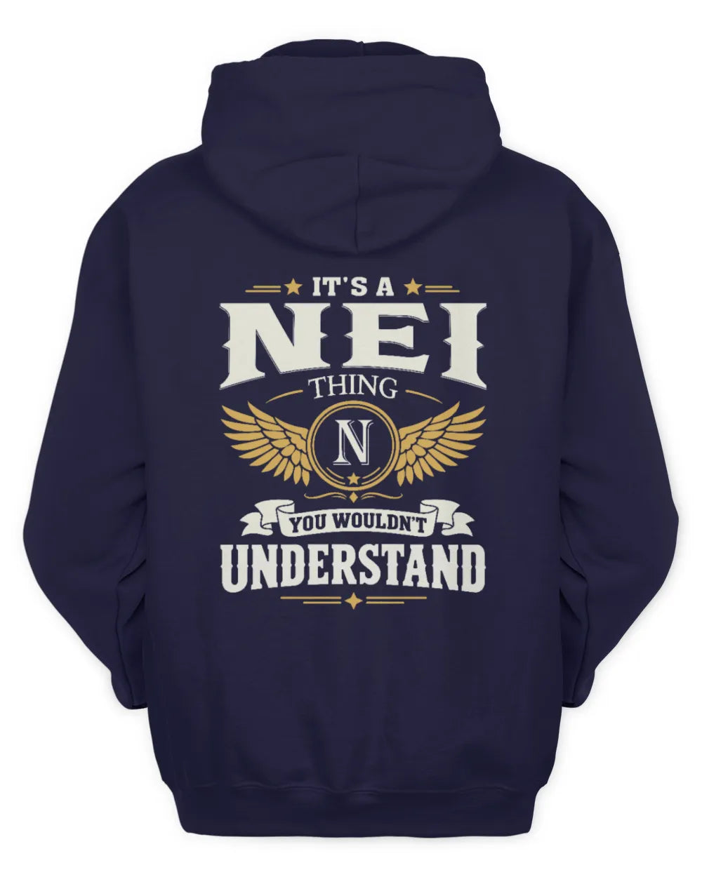 NEI KT06-M008 It’s a [NAME] Thing – You Wouldn’t Understand | Personalized Vintage T-Shirt - Unisex Hoodie - Navy