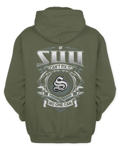SUU AP81-K4-626 - Personalized Ahmed Quote Apparel “If Ahmed Can't Fix It, No One Can” - Unisex Hoodie - Military Green