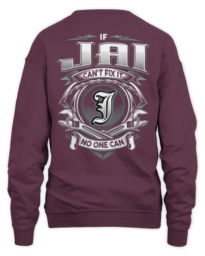 JAI AP81-K4-626 - Personalized Ahmed Quote Apparel “If Ahmed Can't Fix It, No One Can” - Unisex Sweatshirt - Maroon