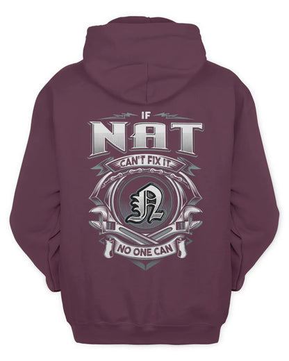 NAT AP81-K4-626 - Personalized Ahmed Quote Apparel “If Ahmed Can't Fix It, No One Can” - Unisex Hoodie - Maroon