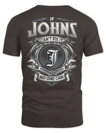 JOHNS AP81-K4-626 - Personalized Ahmed Quote Apparel “If Ahmed Can't Fix It, No One Can” - Unisex Standard T-Shirt - Dark Chocolate