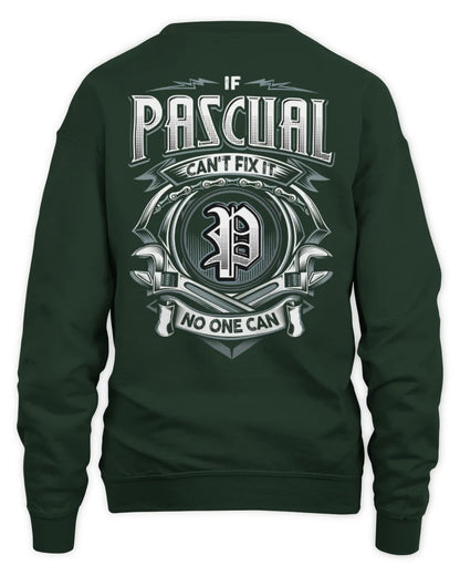 PASCUAL AP81-K4-626 - Personalized Ahmed Quote Apparel “If Ahmed Can't Fix It, No One Can” - Unisex Sweatshirt - Forest Green