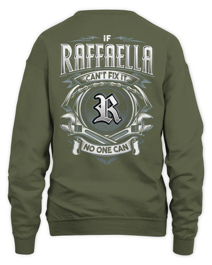 RAFFAELLA AP81-K4-626 - Personalized Ahmed Quote Apparel “If Ahmed Can't Fix It, No One Can” - Unisex Sweatshirt - Military Green