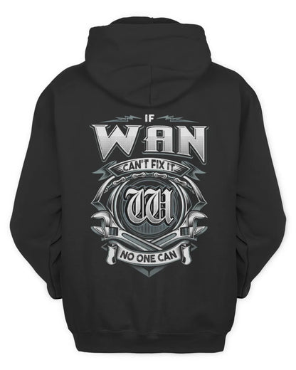 WAN AP81-K4-626 - Personalized Ahmed Quote Apparel “If Ahmed Can't Fix It, No One Can” - Unisex Hoodie - Black